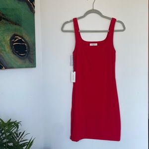 Aritzia’s Babaton Red Contour mini dress- size M